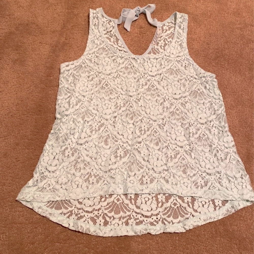 Lace tank top
